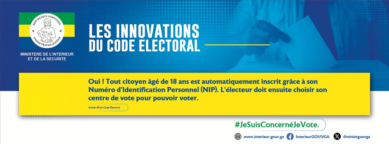 MIN INTERIEUR INNOVATIONS CODE ELECTORAL