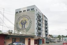 Le siège de la CNLCEI à Libreville.